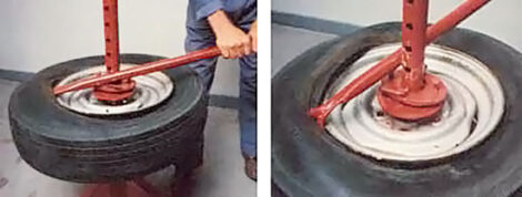 A Do-It-Yourself Manual Tire Changer Image